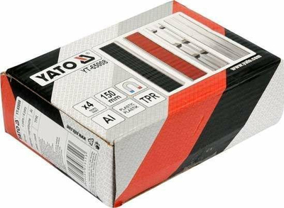 Nofulla magnetike për mengene Yato YT-65008, 150mm, set me 4 copë, ngjyrë argjendtë