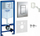 Aksesorë për tualet Grohe Rapid SL Fresh 5në1 (38827000)