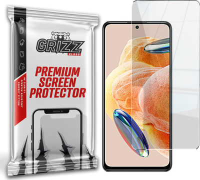 Xham mbrojtës hibrid GrizzGlass HybridGlass për Xiaomi Redmi Note 12 Pro 4G, transparent