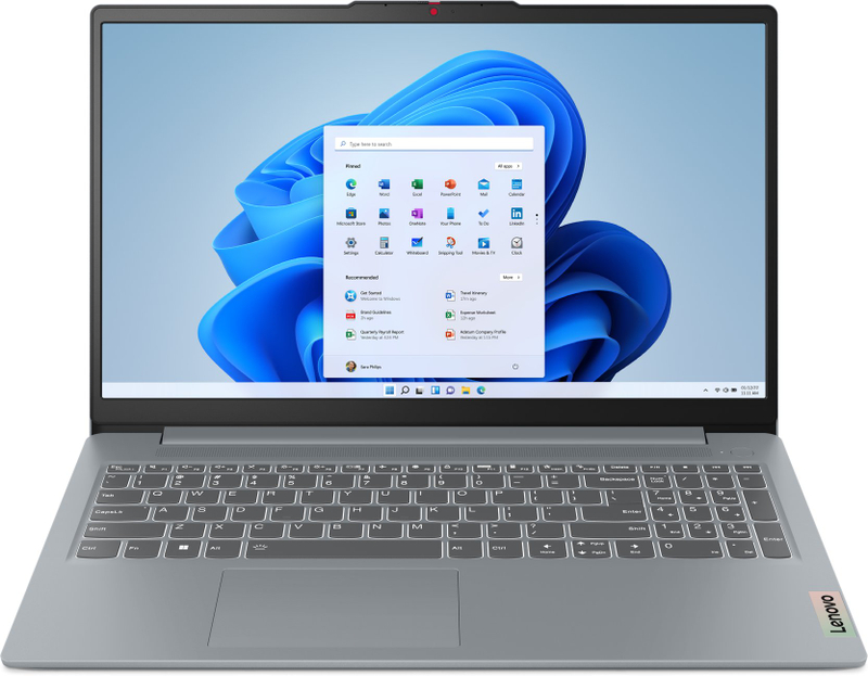 Laptop Lenovo IdeaPad Slim 3i, 15.6" FHD, Intel Core i3, gri Arctic