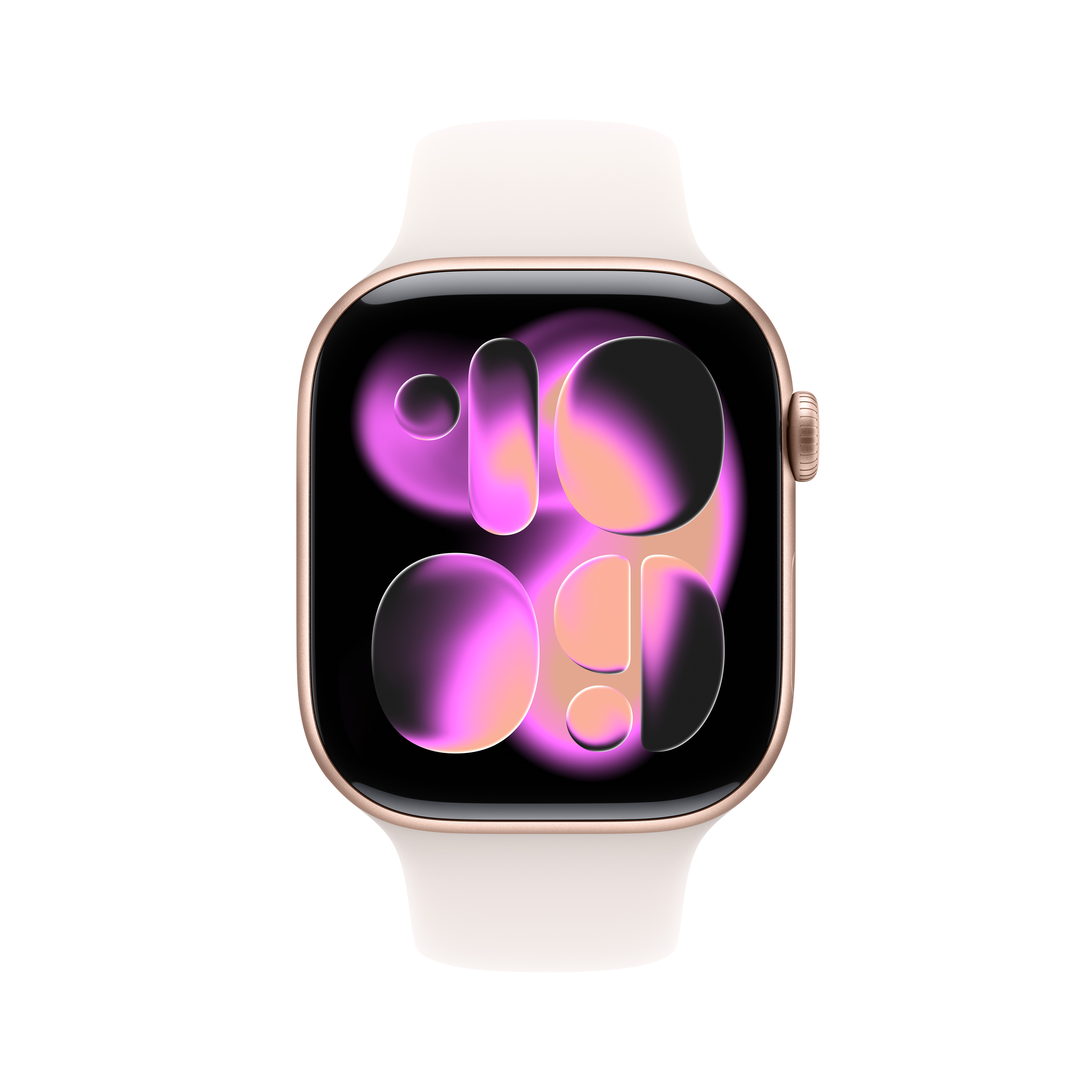 Apple Watch Series 11 GPS 46mm Rose Gold Aluminium Case with Light Blush Sport Band, M/L 2