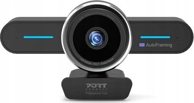 Kamerë për videokonferenca Port Designs 902003, 4K, 30 fps, e zezë