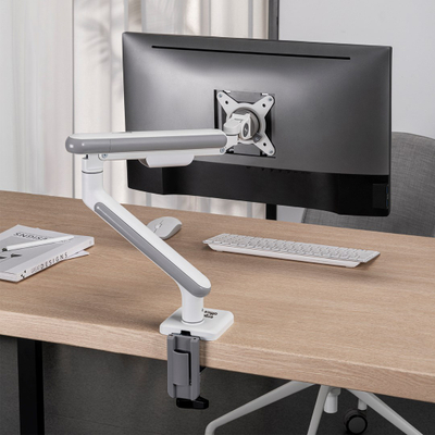 Држач за монитор Ergo Office ER-751, 17-32\", 9kg, бела/сребрена