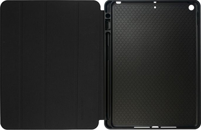 Mbulesë Crong FlexFolio për iPad 10.2\" 9 2021, me stand, puthitet me Apple Pencil, e zezë