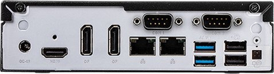 Mini PC barebone Shuttle DH610, 1L, Intel gjenerata 12, i zi
