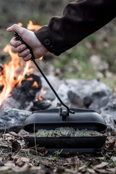 Heqës kapaku Petromax Dutch Oven, 32 cm, i zi