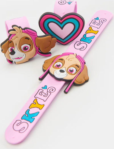 Set byzylykësh miqësie Paw Patrol Surprise Bestie Bracelets, me dizajne surprizë, shumëngjyrëshe