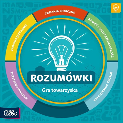 Loja tavoline Albi Rozumówki, lojë party, shumë lojtarë, shumëngjyrëshe