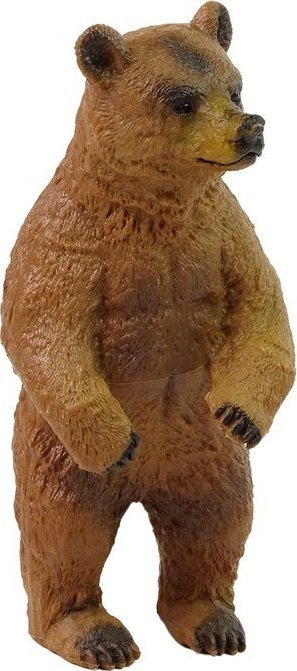 Figurinë për koleksion LeanToys Brown Bear, arush i murrmë, plastikë