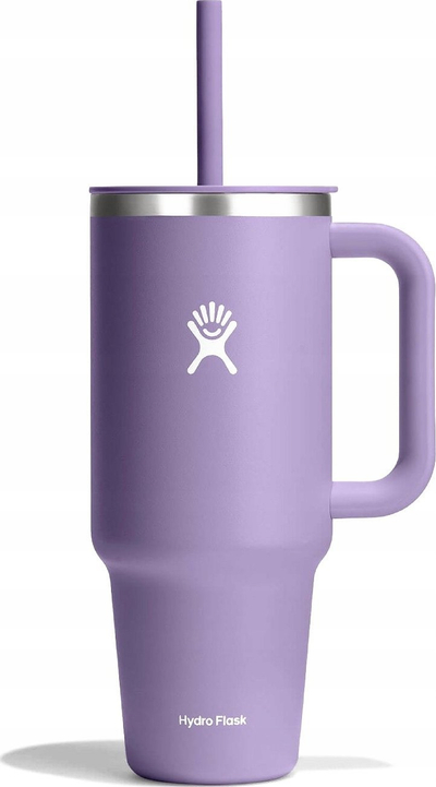 Gotë termike Hydro Flask All Around Travel Tumbler, 40oz, çelik inox, ngjyrë vjollcë