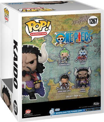 Figurinë Funko POP Super One Piece Kaido, 17 cm, vinil, shumëngjyrëshe