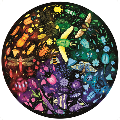 Puzzle Ravensburger Color Palette Insects, 500 copa, shumëngjyrësh