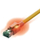 Kabllo rrjeti ZVK EasyLan Cat6A LED, 10m, RJ45, e verdhë