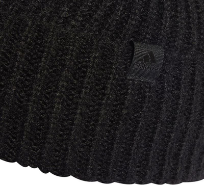 Kapelë dimri adidas Cuff Beanie HM9906, akrilik, uniseks, e zezë