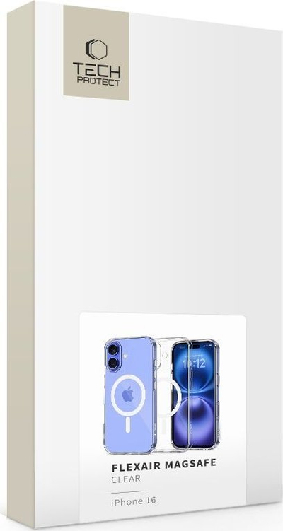 Mbrojtëse telefoni Tech-Protect FlexAir MagSafe, iPhone 16, transparente