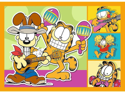 Puzzle Ravensburger Garfield Loves Lasagna, set me 4 puzzle, shumëngjyrëshe