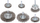 Set furça rrotulluese Yato YT-47593, INOX, bosht 6mm, 6 copë