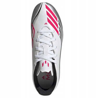 Këpucë futbolli adidas F50 Messi Club Jr JP7457, FG MG, t� bardha