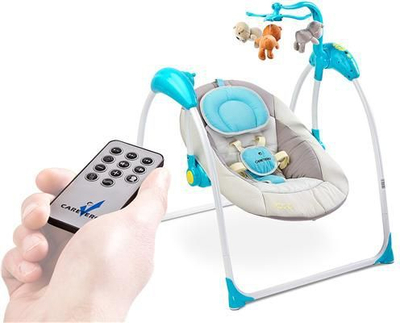 Karrigë elektrike lëkundëse Caretero Swing Loop, e gjelbër 