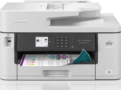 Printer multifunksional Brother MFC-J5340DW, Inkjet A3, Wi‑Fi, i bardhë