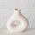 Сет керамички вазни Boltze Home Metty, 3 парчиња, 10 cm, беж и бела