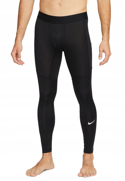 Pantallona termike Nike Pro FB7952, për burra, kompresion, të zinj