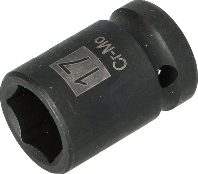 Soket goditës Faster Tools, 1/2", 19 mm, i zezë