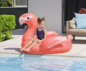Flamingo notues për kalamaj Bestway, me doreza, rozë