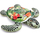 Dyshek notues Intex Turtle, 191x170cm, me doreza, shumëngjyrësh