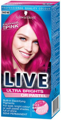 Ngjyrë për flokë Schwarzkopf LIVE 93 SHOCKING PINK, rozë