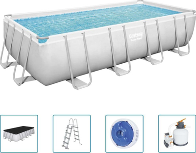 Pishinë Bestway Power Steel, 549x274cm, e bardhë