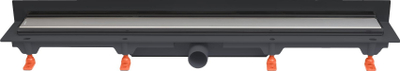 Kanal linear dushi KAN-therm JOMOTech EXCLUSIVE wall 40, 85 cm, për pllaka, inox