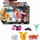 Set lodrash Bakugan Evolutions Battle Strike 6-Pack, 6 figura, me karta loje, shumëngjyrësh