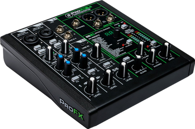 Mikser audio Mackie ProFX6 v3, 6 kanale, USB, i zi