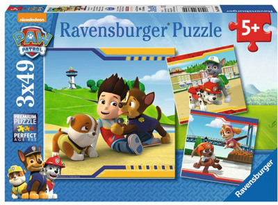 Lodër Puzzle Ravensburger Paw Patrol Best Friends, 49 elemente