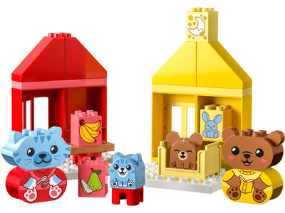 Lodër LEGO Duplo 10414 Daily Routines Meals and Sleep, set edukativ, shumëngjyrëshe