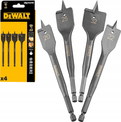 Set stërvilash druri DeWalt DT4797-QZ, 4 copë, 20-32 mm