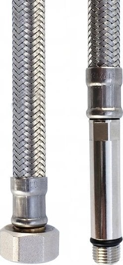 Gyp çeliku inox për rubinet Tucai, M10x1/2, 50 cm, ngjyrë argjendi