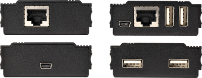 Extender USB StarTech 4 porta, USB 2.0, deri në 100 m CAT5e/CAT6, kuti metal