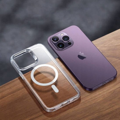 Mbulesë telefoni MagSafe për Apple iPhone 16 Pro, TPU, e tejdukshme
