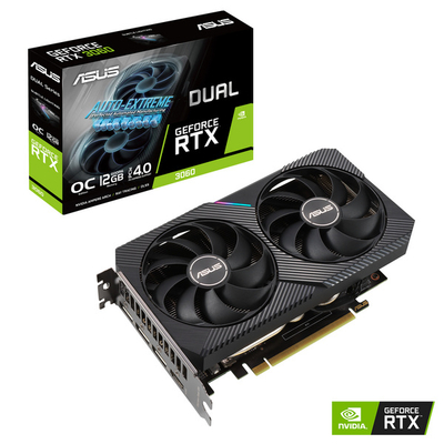 Kartelë grafike ASUS Dual -RTX3060-O12G-V2 NVIDIA GeForce RTX 3060 12 GB GDDR6