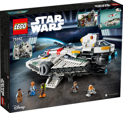Set ndërtimi LEGO Star Wars 75357 Ghost dhe Phantom II, 1394 pjesë, për fëmijë 10+