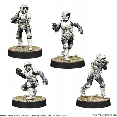 Lojë tavoline Asmodee Star Wars Legion Scout Troopers Expansion, zgjerim, 14+