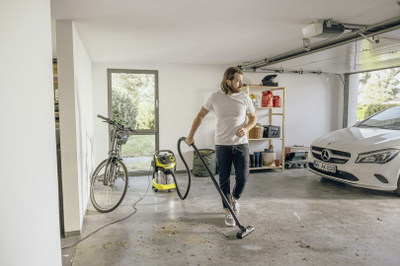 Fshesë me ujë dhe pluhur Karcher WD 5 S V-25/5/22, 1100W, depozitë 25L, inoks