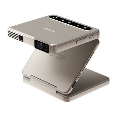 Projektor portativ Aurzen ZIP Tri Fold, DLP, 720p HD, argjendtë