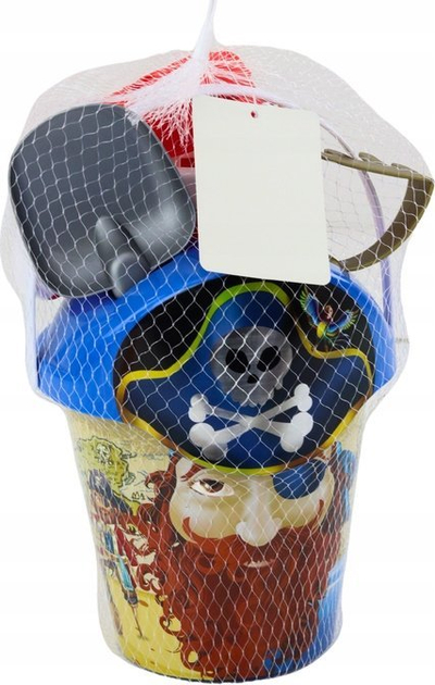 Set lodrash rëre Lean Toys Pirate, 6 pjesë, multikolor