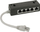 Ndarës ISDN InLine 69935, 5x RJ45 femër, kabllo 15 cm, gri