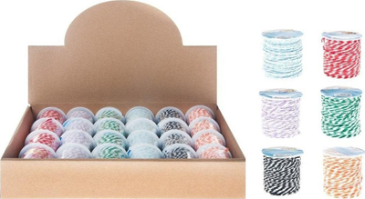 Shirit dekorativ Craft with Fun CF Decoration Ribbon Cord, kordelë 10m, miks ngjyrash