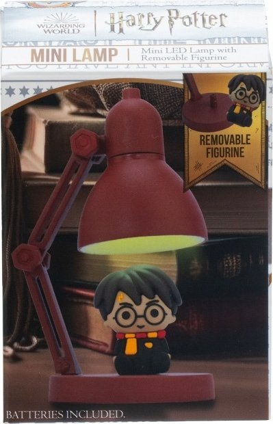 Llampë tavoline Harry Potter Mini, LED, me figurë që hiqet, e kuqe