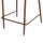 Stol bari Eulo mesatare 60×60×99 Hcm (HM6087.01), gri
